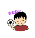 サッカー少女ちゃん（個別スタンプ：8）