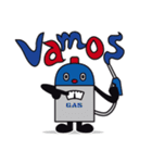 文字入りだよ！パペットくんとバモだち（個別スタンプ：39）