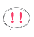 韓国語 吹き出し 1（個別スタンプ：23）