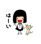 石川県の方言 女の子（個別スタンプ：19）