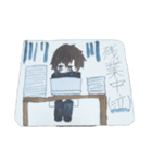 仕事で使える手書きスタンプ！（個別スタンプ：1）