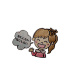 女の子なの（個別スタンプ：23）