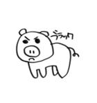 様子おかしい動物たち（個別スタンプ：10）