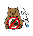 日本語喋るウォンバットちゃん！パート2（個別スタンプ：15）