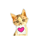 リアル風猫−気持ちを伝える①（個別スタンプ：36）