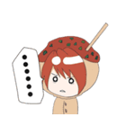 ちびキャラワールド仲良し5人兄姉（個別スタンプ：9）