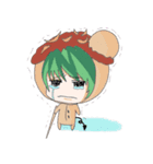 ちびキャラワールド仲良し5人兄姉（個別スタンプ：17）