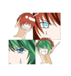 ちびキャラワールド仲良し5人兄姉（個別スタンプ：40）