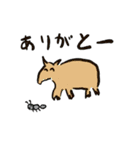 ランニング 走る男の子と動物（個別スタンプ：15）