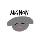 トイプードルのMignonちゃん（個別スタンプ：1）