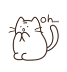 猫「Oya」（個別スタンプ：24）