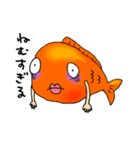 人間っぽい金魚、きんちゃんの日常（個別スタンプ：2）