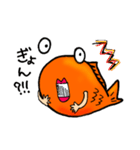 人間っぽい金魚、きんちゃんの日常（個別スタンプ：18）