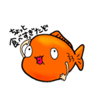 人間っぽい金魚、きんちゃんの日常（個別スタンプ：20）