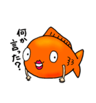 人間っぽい金魚、きんちゃんの日常（個別スタンプ：28）