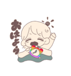 【ゆるかわ三つ編み】かなえまるくま！2！（個別スタンプ：2）