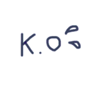 あっきんの「け」から始まる文字です（個別スタンプ：16）