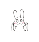 極めて大雑把なうさぎ（個別スタンプ：14）