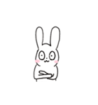 極めて大雑把なうさぎ（個別スタンプ：19）