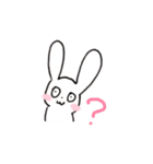 極めて大雑把なうさぎ（個別スタンプ：20）
