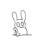 極めて大雑把なうさぎ（個別スタンプ：23）