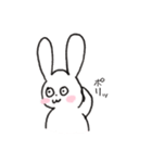 極めて大雑把なうさぎ（個別スタンプ：25）