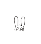 極めて大雑把なうさぎ（個別スタンプ：34）
