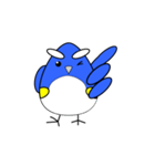 ルリビタキちゃん（個別スタンプ：8）