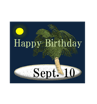 南の島から<9月誕生日>（個別スタンプ：10）