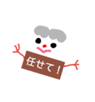 太まゆ雪だるまくん（個別スタンプ：6）