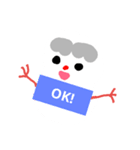 太まゆ雪だるまくん（個別スタンプ：15）