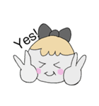 ミニャモちゃんと一緒に！（個別スタンプ：7）