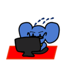Elephant sunglasses (ぞうグラサンぞう)（個別スタンプ：2）
