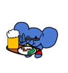 Elephant sunglasses (ぞうグラサンぞう)（個別スタンプ：5）