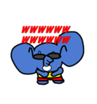 Elephant sunglasses (ぞうグラサンぞう)（個別スタンプ：6）