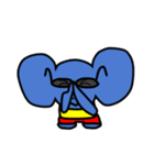 Elephant sunglasses (ぞうグラサンぞう)（個別スタンプ：7）