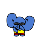 Elephant sunglasses (ぞうグラサンぞう)（個別スタンプ：14）