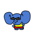 Elephant sunglasses (ぞうグラサンぞう)（個別スタンプ：15）