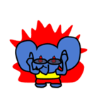 Elephant sunglasses (ぞうグラサンぞう)（個別スタンプ：17）