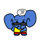 Elephant sunglasses (ぞうグラサンぞう)（個別スタンプ：20）