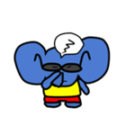 Elephant sunglasses (ぞうグラサンぞう)（個別スタンプ：23）