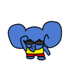 Elephant sunglasses (ぞうグラサンぞう)（個別スタンプ：24）