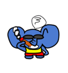 Elephant sunglasses (ぞうグラサンぞう)（個別スタンプ：25）