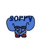 Elephant sunglasses (ぞうグラサンぞう)（個別スタンプ：32）