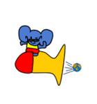 Elephant sunglasses (ぞうグラサンぞう)（個別スタンプ：39）