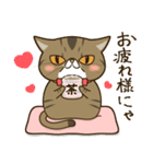ぶちゃかわ猫、くりのスタンプ（個別スタンプ：10）
