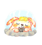カラフルで優しい癒しのぴょんこんたん基本（個別スタンプ：3）