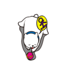 のんびりな白い犬（個別スタンプ：2）
