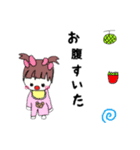 女の子りぼん（個別スタンプ：6）