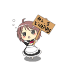 気だるげなメイドちゃん（個別スタンプ：4）
